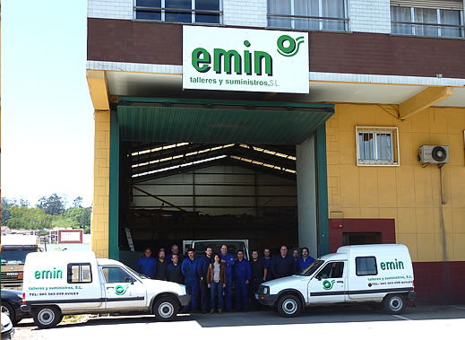 Foto nave Emin Talleres y Suministros polígono las aróbias