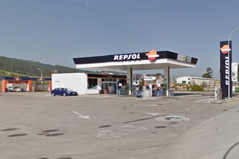 fotografia panoramica de la gasolinera RL Hermanos Prieto Poligono Rio Pinto Jarrio Coaña