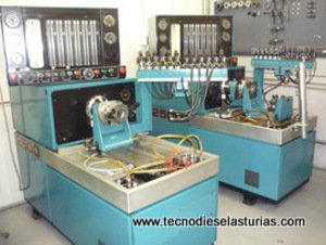 Banco de trabajo de Tecnodiesel Asturias