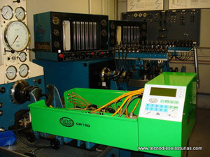 Banco de trabajo de Tecnodiesel Asturias