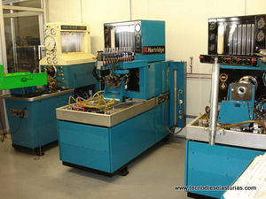 Banco de trabajo de Tecnodiesel Asturias