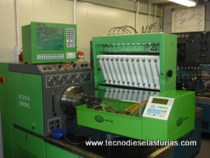 Banco de trabajo de Tecnodiesel Asturias