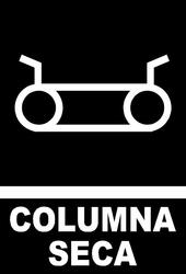 CARTEL COLLUMNA SECA S21 señalización polígono de Riaño