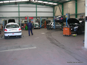 Interior de Talleres Garcia Navia en Poligono industral Rio Pinto Jarrio Coaña
