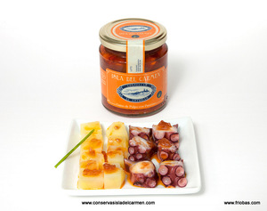 GUISO DE PULPO COCIDO CON PATATINES