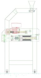 Máquina para puesta de plástico