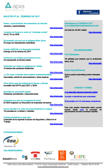 Boletín nº 42, febrero de 2017