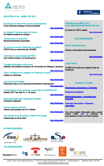 Boletín nº 44, abril de 2017