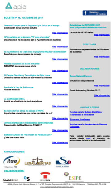 Boletín nº 48, octubre 2017