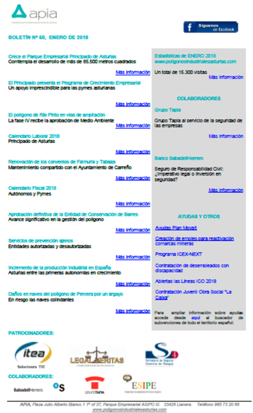 Boletín nº 50, enero 2018