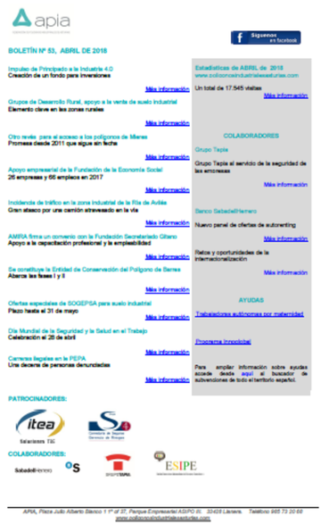 Boletín nº 53, abril 2018