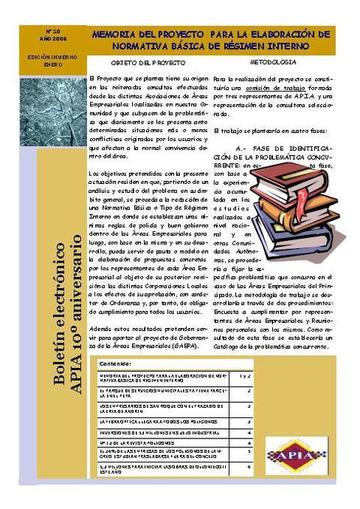 Boletín Nº 10 Enero 2006
