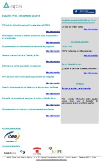 Boletín nº 60, noviembre 2018