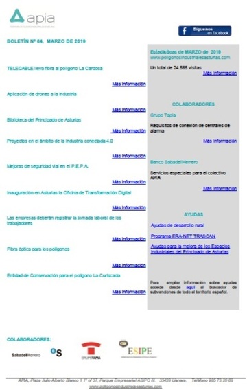 Boletín nº 64, marzo 2019