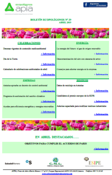 Boletín Ecopolígonos Nº 39