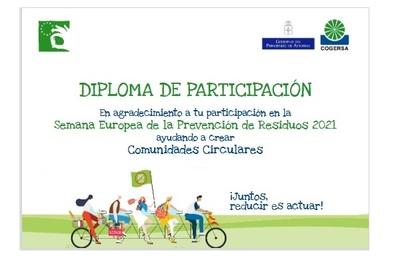 APIA RECIBE EL DIPLOMA DE LA SEMANA EUROPEA DE PREVENCIÓN DE RESIDUOS APIA RECIBE EL DIPLOMA DE LA SEMANA EUROPEA DE PREVENCIÓN DE RESIDUOS