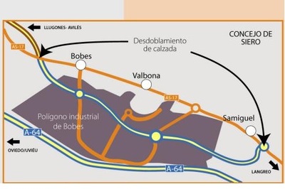 ENLACE A LA AUTOPISTA PARA EL POLÍGONO DE BOBES
