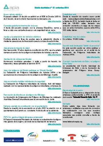 Boletín nº 16 noviembre de 2014
