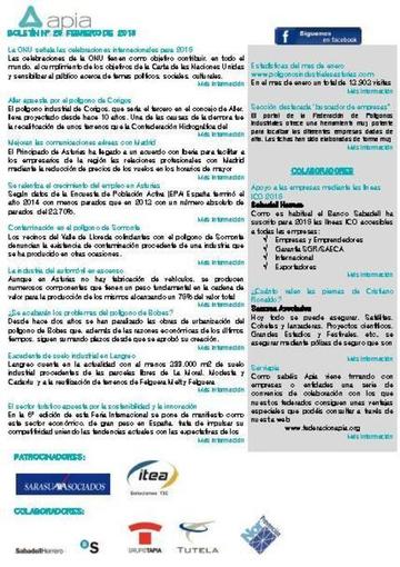 Boletín nº 20 febrero de 2015