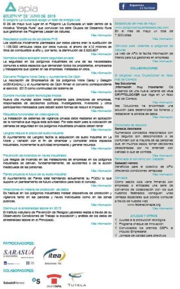 Boletín nº 23 junio de 2015