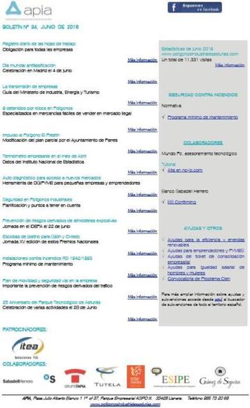 Boletín nº 34 junio de 2016